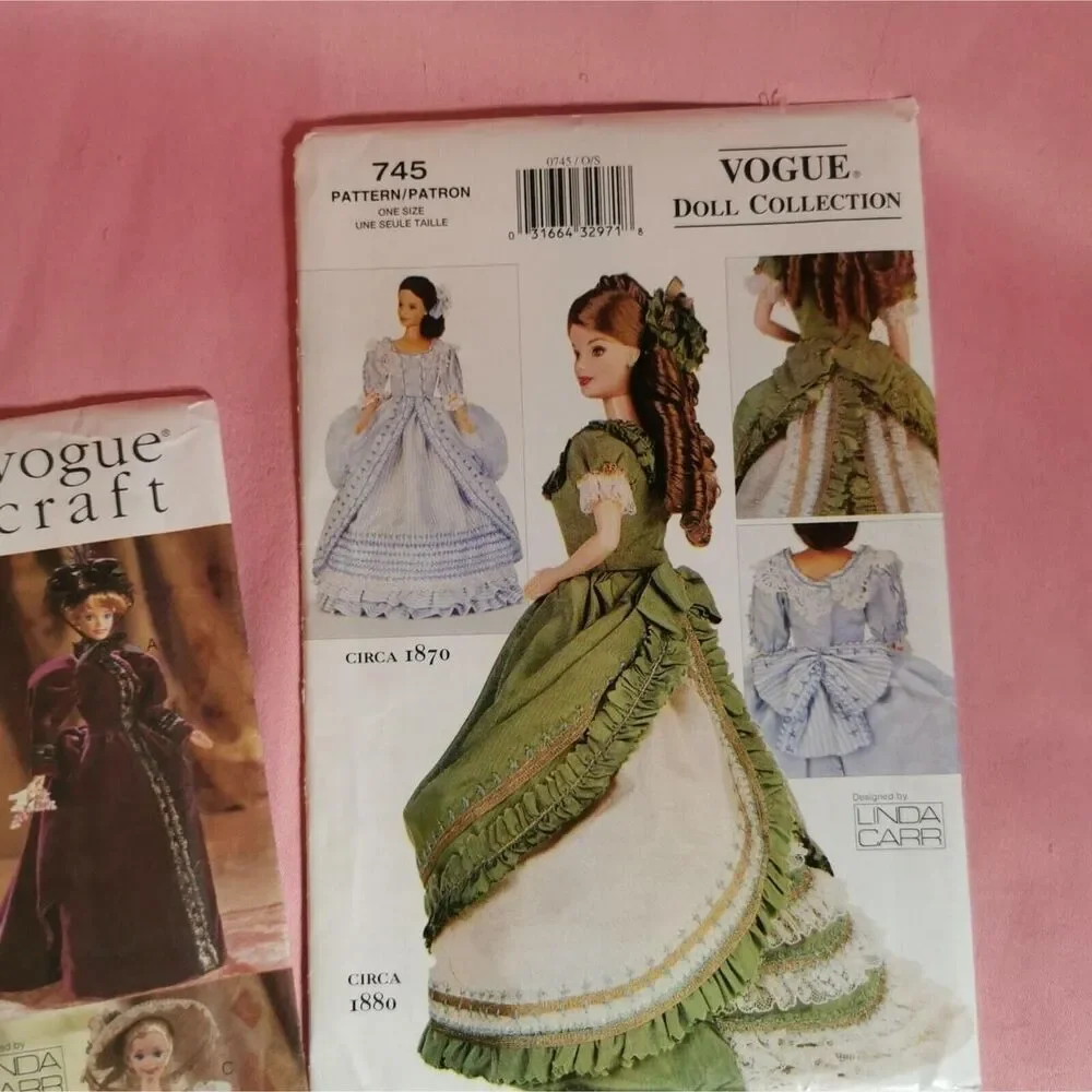 Vintage Vogue Fashions Sewing Pattern Barbie Doll Clothes Silkstone Mattel